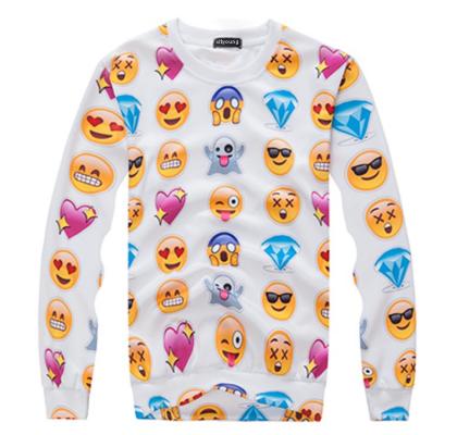 Women's Funny Sweaters Emojis Pullover 3D Sweatshirt